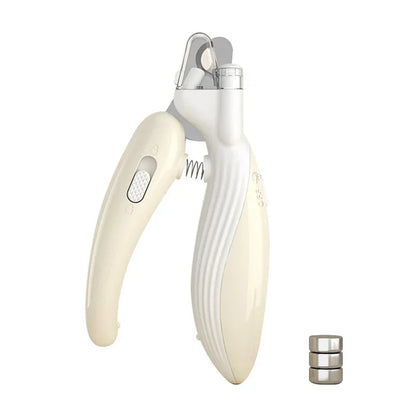 Furvio Shop LED pet nail clippers with illuminated blades for precise trimming of dog and cat nails.