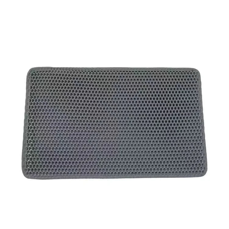 Furvio Shop cat litter mat with double layer waterproof design, non-slip surface, washable pet litter box pad, and clean pad for cats