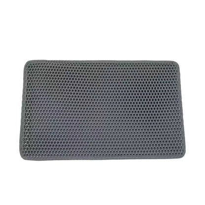 Furvio Shop cat litter mat with double layer waterproof design, non-slip surface, washable pet litter box pad, and clean pad for cats