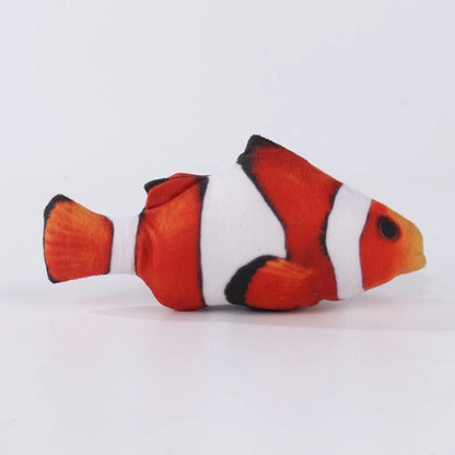 Realistic plush fish toy by Furvio Shop featuring detailed scales, fins, and lifelike design for children and collectors.