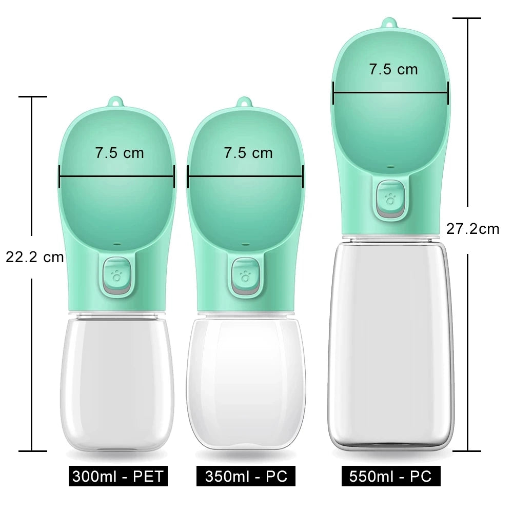 Portable Leakproof Dog Water Bottle Travel Dispenser | FurvioShop