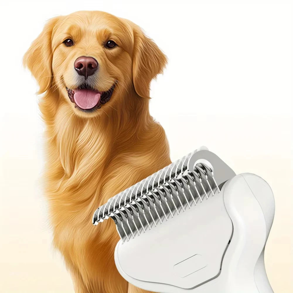 Self-Cleaning Pet Dematting Comb & Shedding Brush | FurvioShop