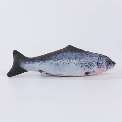 Realistic plush fish toy by Furvio Shop featuring lifelike scales and fins, soft and cuddly for children and collectors.