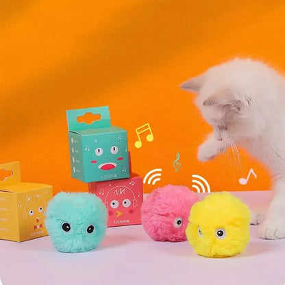 Interactive Animal Sound Cat Toy Ball | FurvioShop