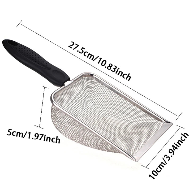 Fine Mesh Stainless Steel Litter Scoop | FurvioShop