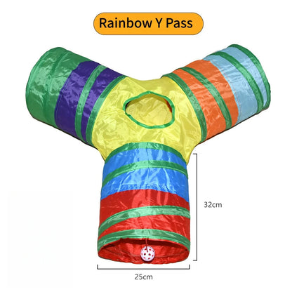 Foldable Crinkle Cat Play Tunnel | FurvioShop