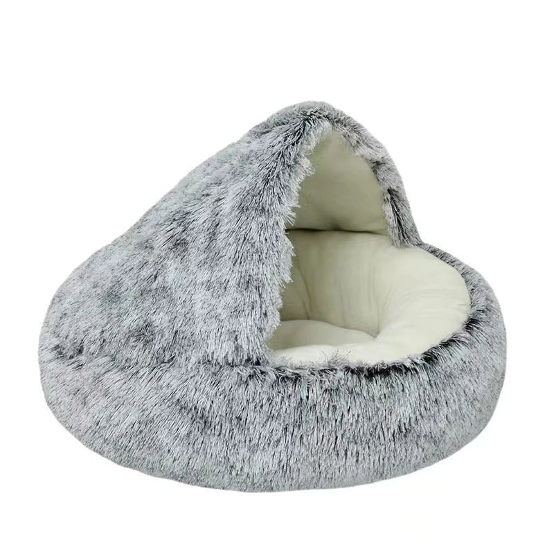 Cozy Plush Cave Pet Bed | FurvioShop