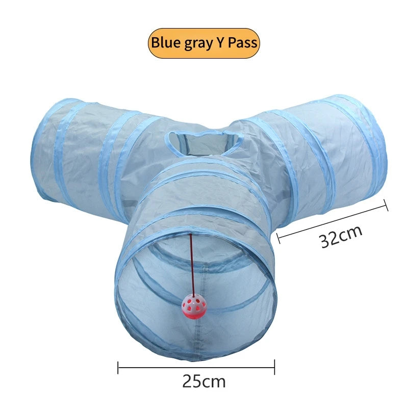 Foldable Crinkle Cat Play Tunnel | FurvioShop