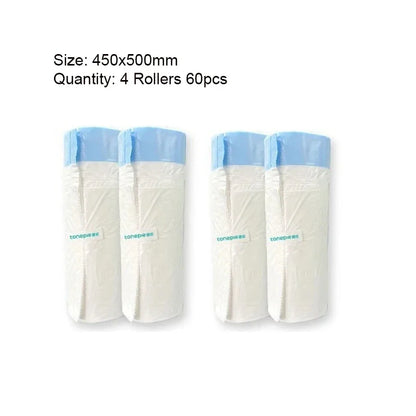 Furvio Shop Tonepie Smart Cat Litter Box Waste Bags in a roll, designed for easy disposal and odor control for cat owners.