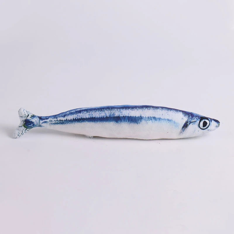 Realistic plush fish toy by Furvio Shop with detailed fins and vibrant colors, perfect for cuddling or decorative use.