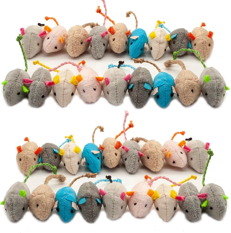 Interactive Plush Catnip Mouse Toys | FurvioShop